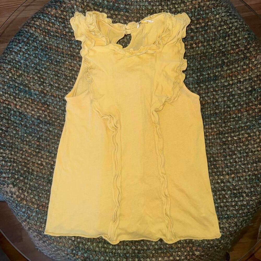 Anthropologie Leifsdottir Gazing Brook Tank XS Whimsical Summer Coquette Rom Com